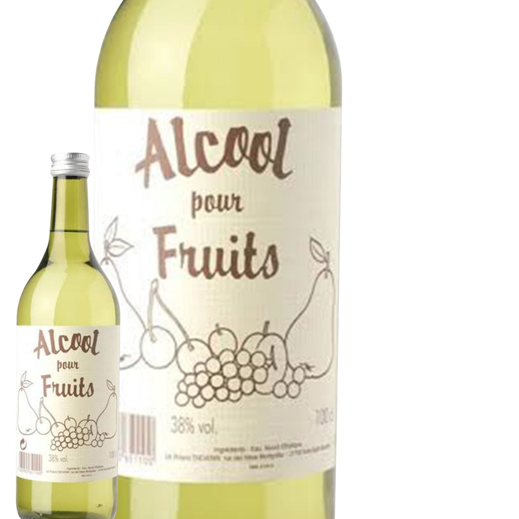 Alcool pour fruits - Auchan - 1 l