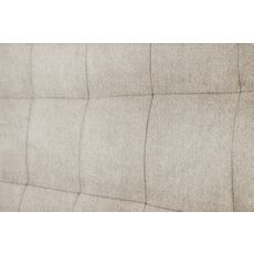 Tête de lit capitonnée en tissu pour lit 140 x 190 cm MIKKELI (Beige naturel)