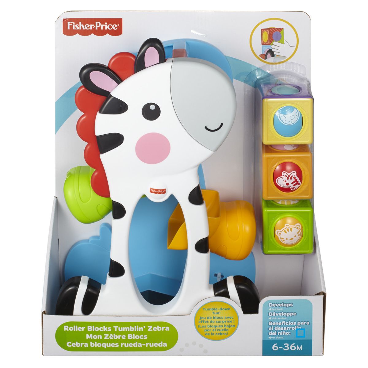 Fisher price Mon Z bre blocs D s 6 mois pas cher Auchan