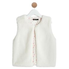 Gilet fausse fourrure outlet sans manche fille