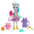 mattel enchantimals famille animaux deanna dragon