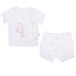 Ensemble t-shirt et short bébé en coton bio, Dreams SEVIRA KIDS. Coloris disponibles : Rose