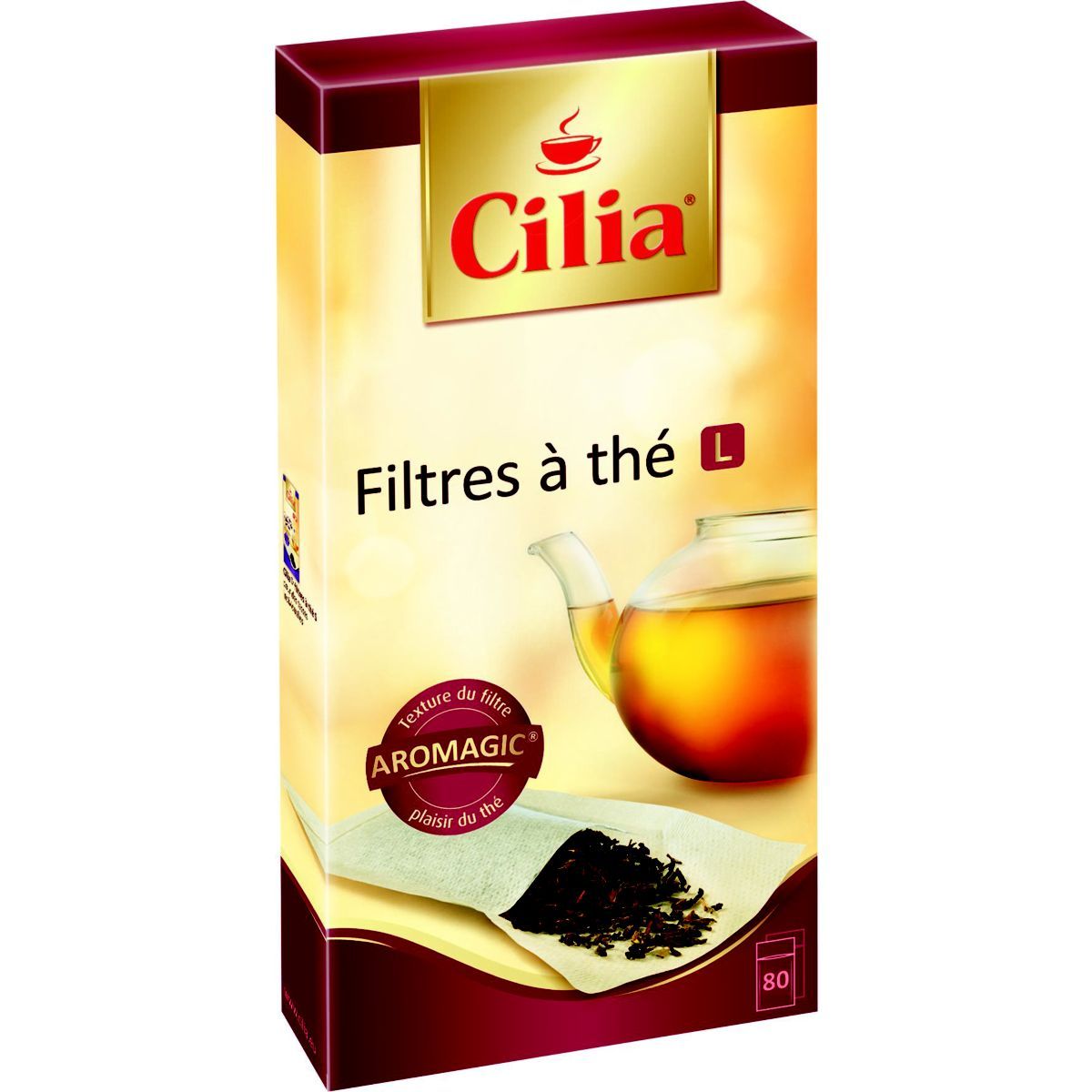Melitta Filtre à thé L CILIA x80