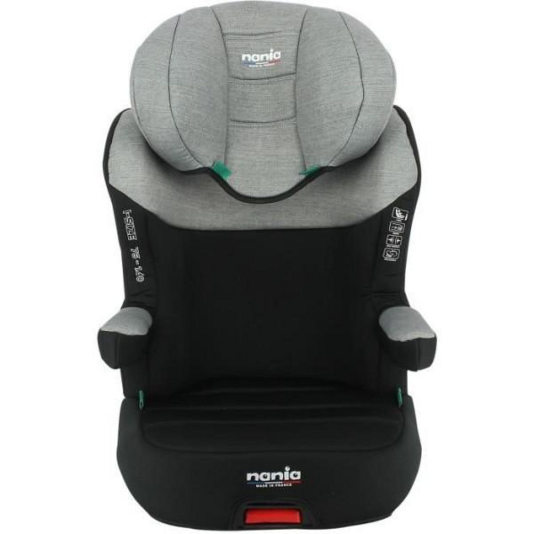 NANIA Siege Auto isofix NANIA ZENA I FIX 40-105 cm – (0 a 4 ans) - Dos  route 40-87 cm – Tetiere réglable - Inclinable – Made in pas cher 