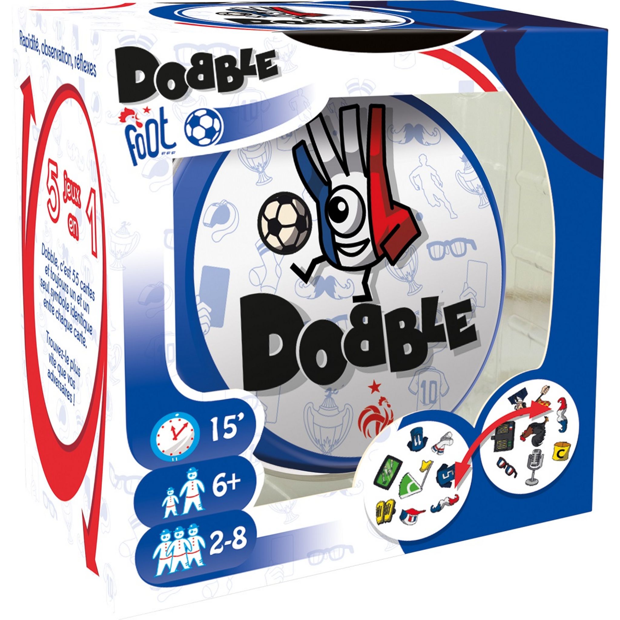 ASMODEE Jeu Dobble FFF pas cher - Auchan.fr