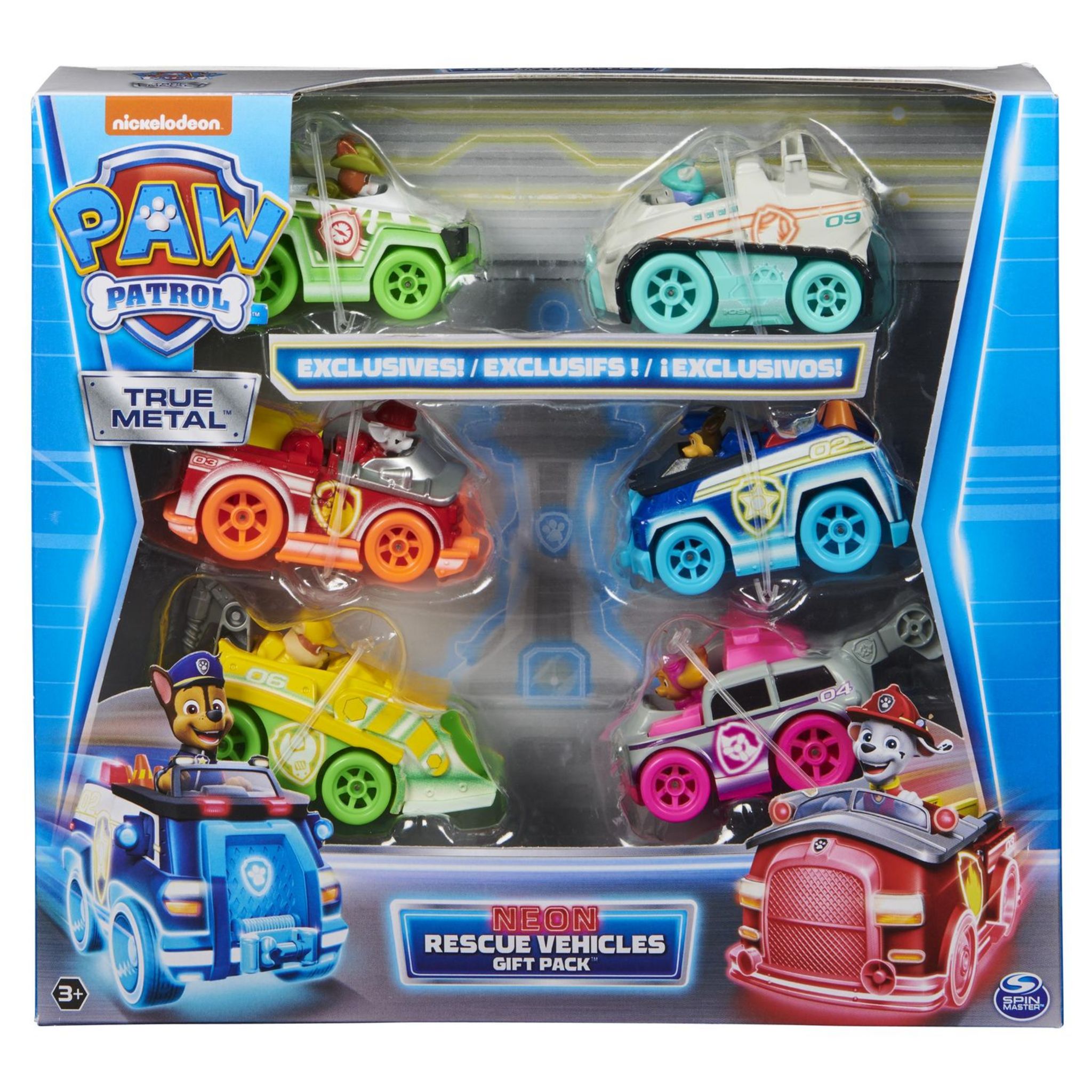 PAW Patrol LA PAT' PATROUILLE - PACK PAT' PATROUILLEUR TRUE METAL