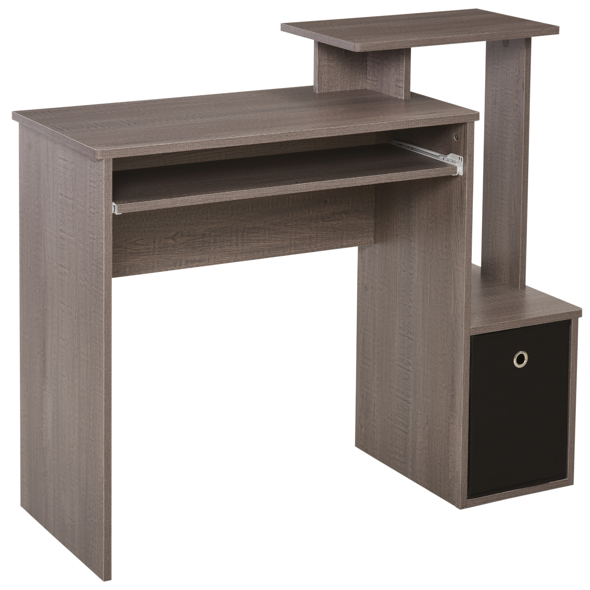 HOMCOM Bureau pour Ordinateur Table Meuble Pc Informatique en MDF