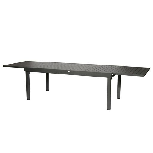 Table pliante en alu rectangle 6 places AZUA - graphite ou tonka