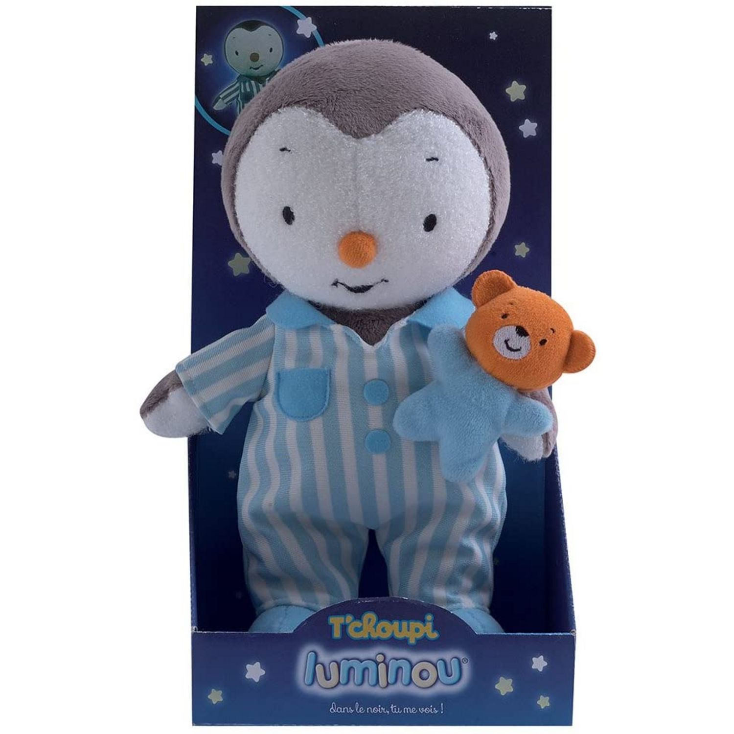 Peluche tchoupi ecole 12 cm