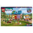 lego friends 41735 la mini maison mobile, jeu camping en forêt avec voiture jouet, mini-poupées leo & liann