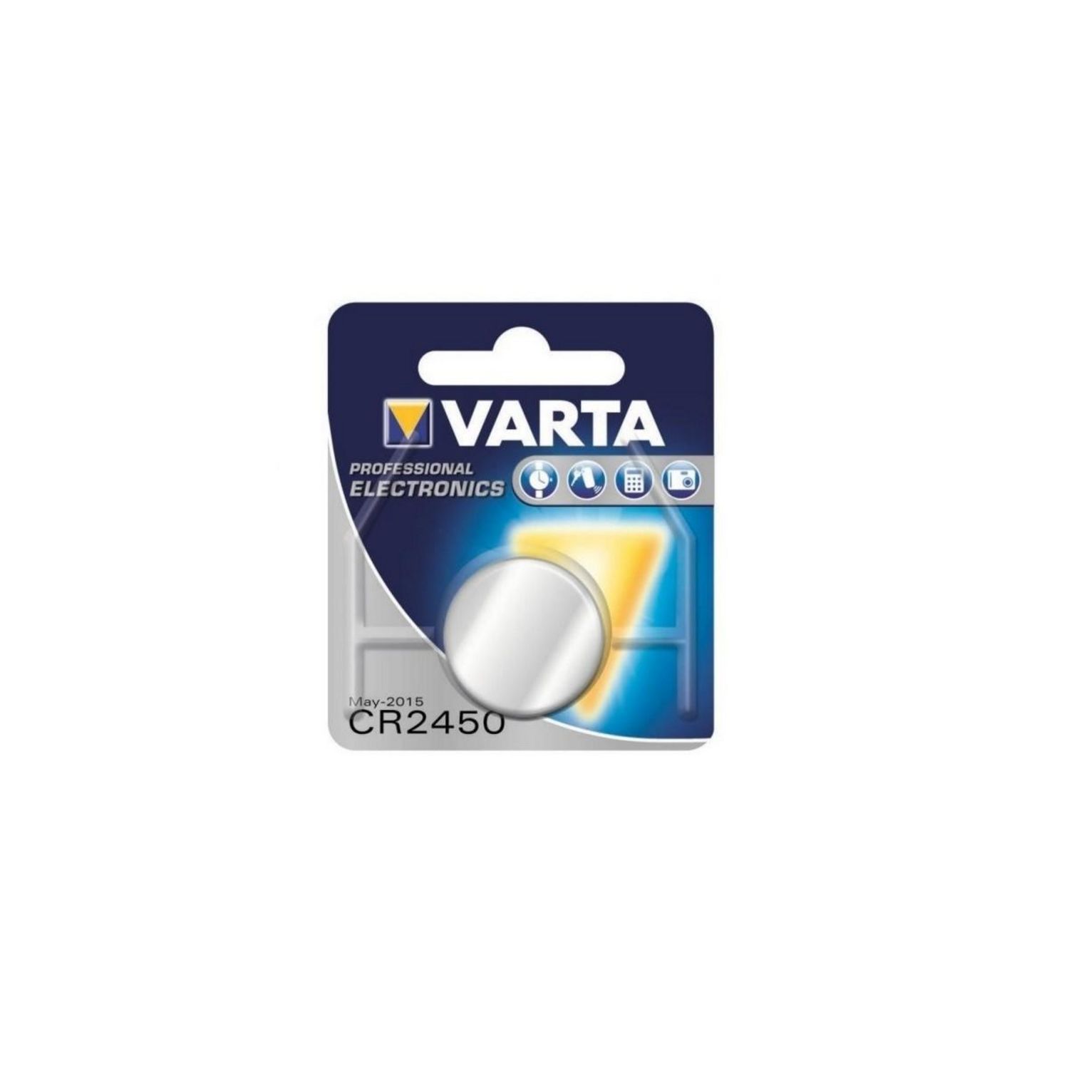 Varta CR 2450 Lithium 3V pile bouton : : High-Tech