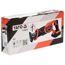 YATO Scie alternative avec batterie Li-Ion 2,0Ah 18V