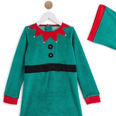 In Extenso Ensemble Pyjama Lutin De Noel Fille Pas Cher A Prix Auchan