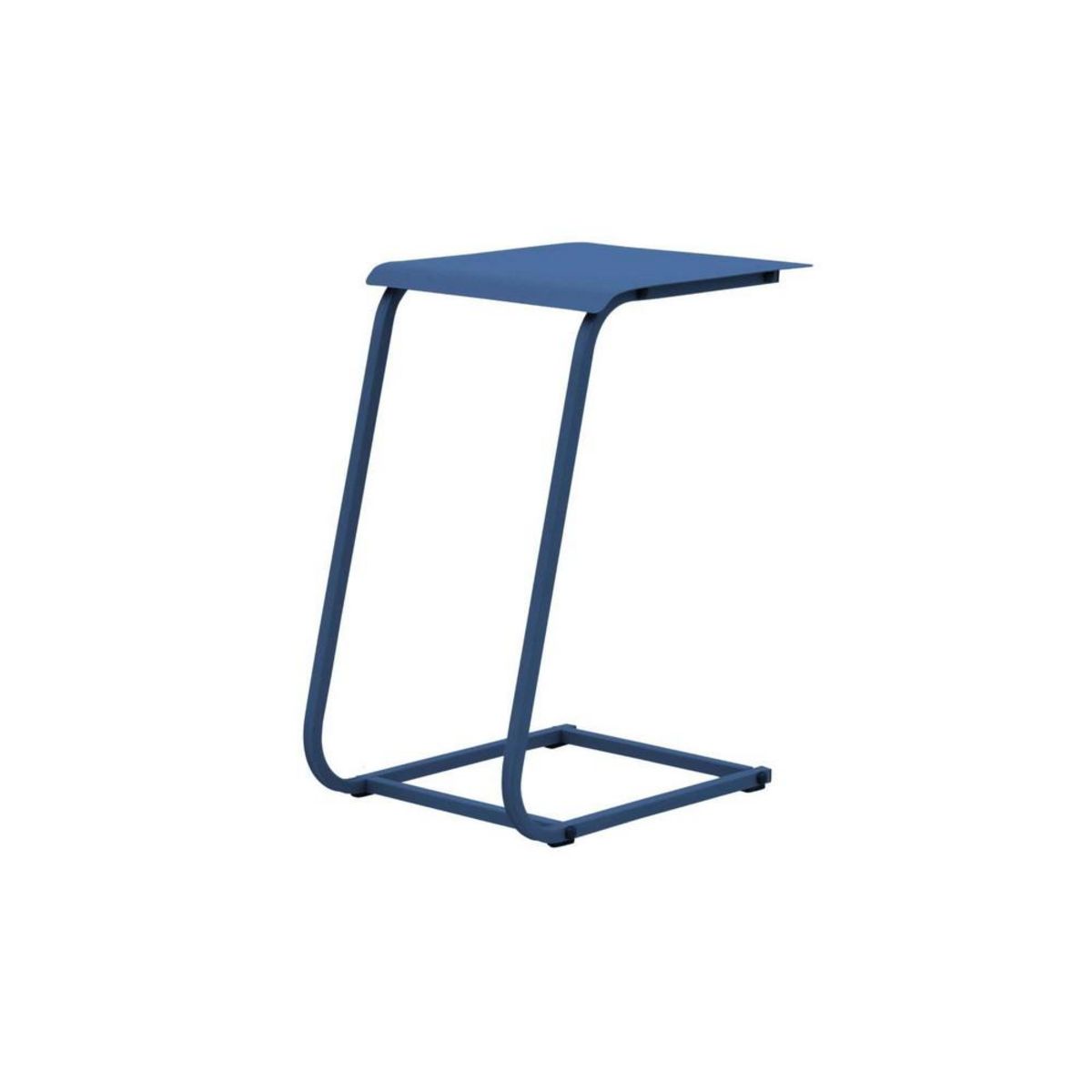Proloisirs Table basse de jardin Violette II en acier 35 x 52 x 48 cm - bleu