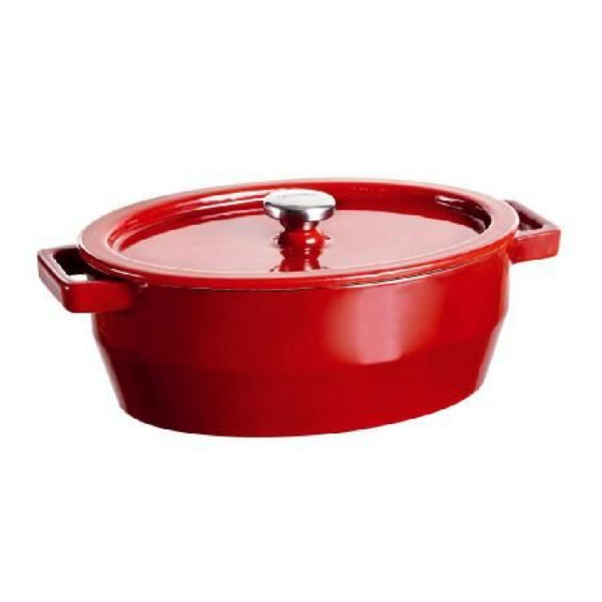 Pyrex - SlowCook - Cocotte Ovale en Fonte Compatible tous feux