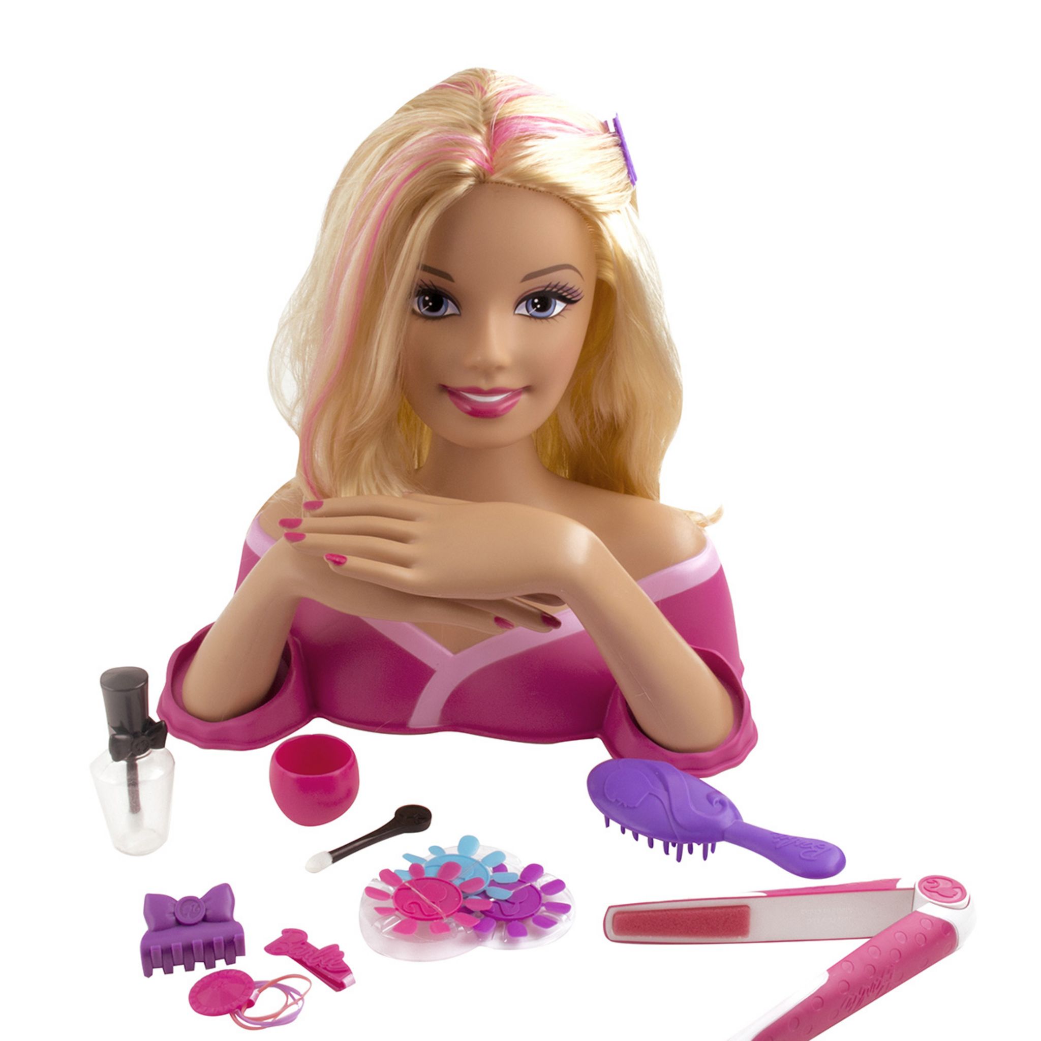 IMC TOYS Tête à coiffer Barbie pas cher 