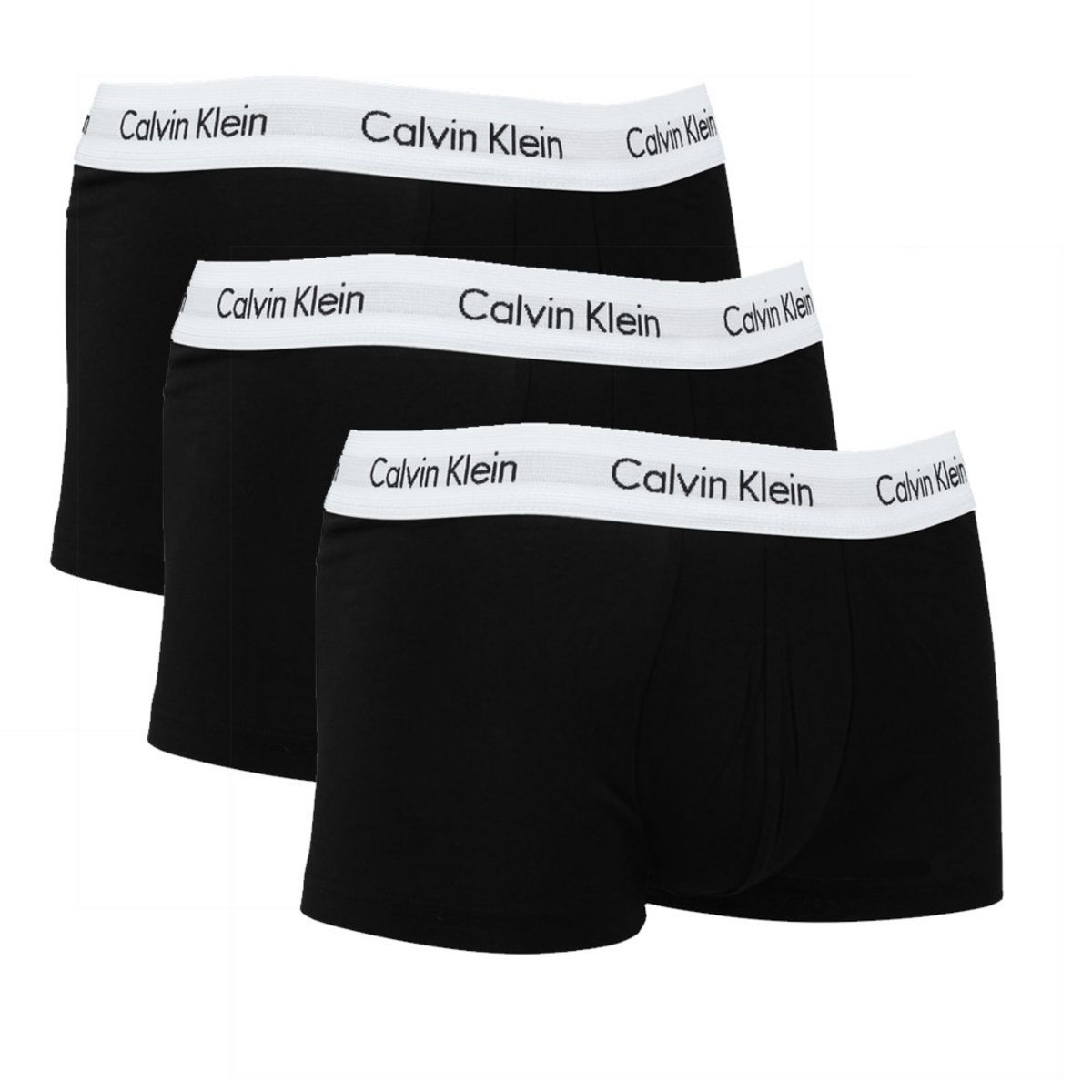 CALVIN KLEIN JEANS x3 Boxers Noirs Homme Calvin Klein Rise pas