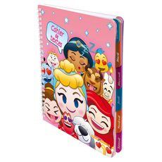 EMOJI Cahier de texte à spirale fille 17x22cm 148 pages Emoji Disney rose  pas cher 