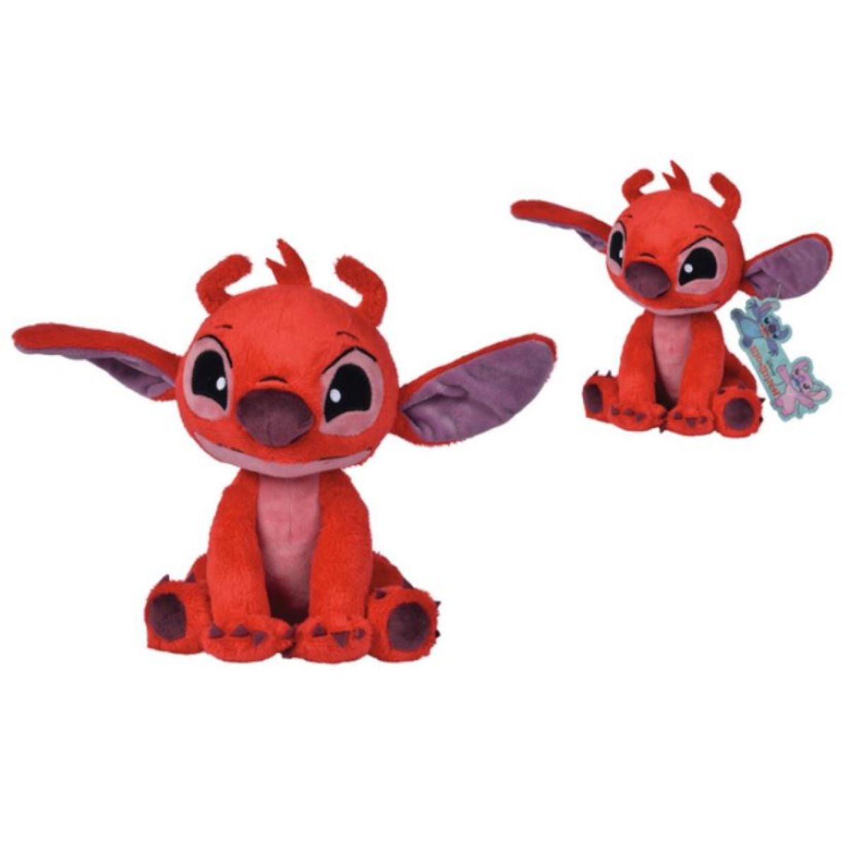 Comment S appelle Le Stitch Rouge SIMBA Peluche Disney - Lilo & Stitch - Leroy 25 cm pas cher - Auchan.fr