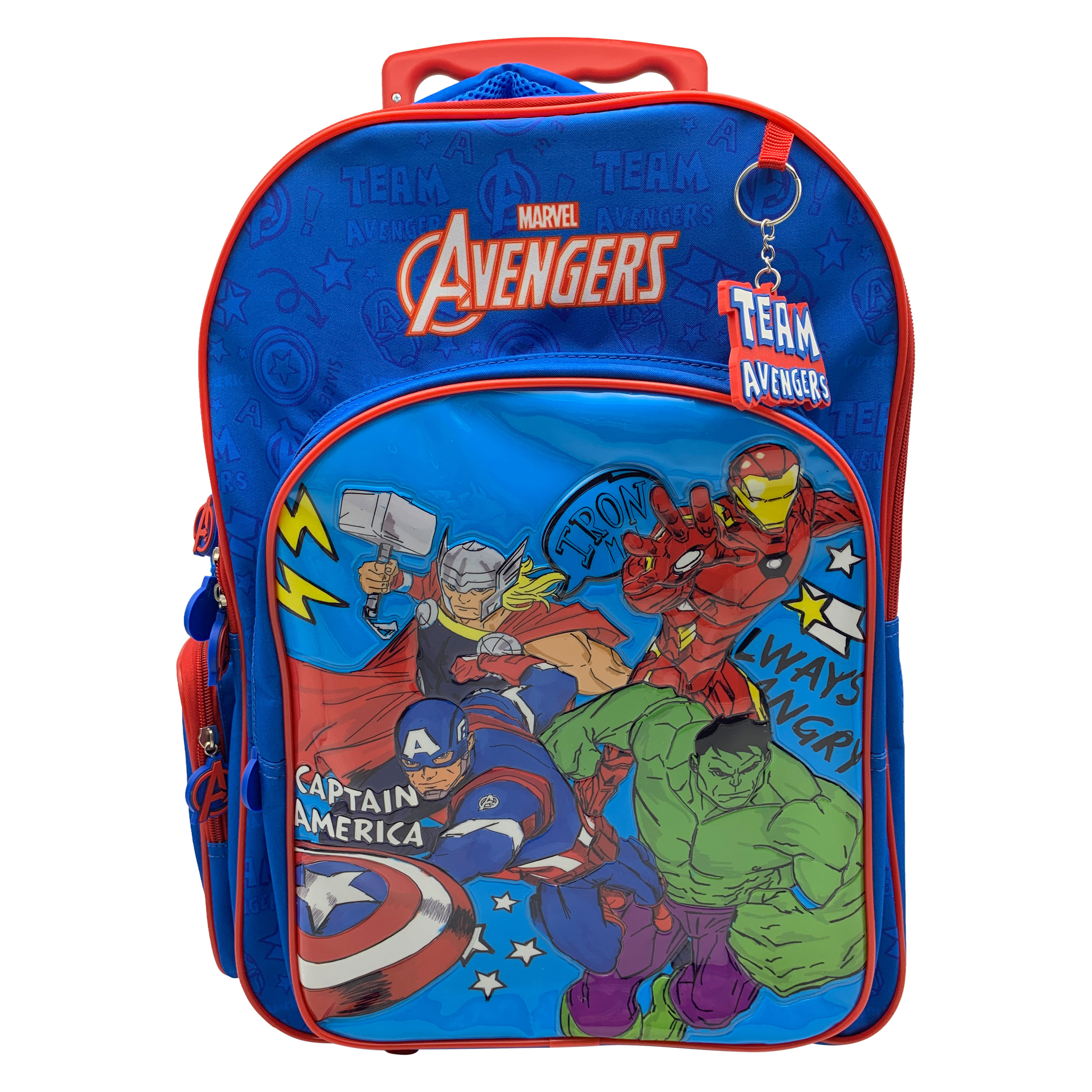 MARVEL Sac dos roulettes polyester bleu AVENGERS MARVEL pas