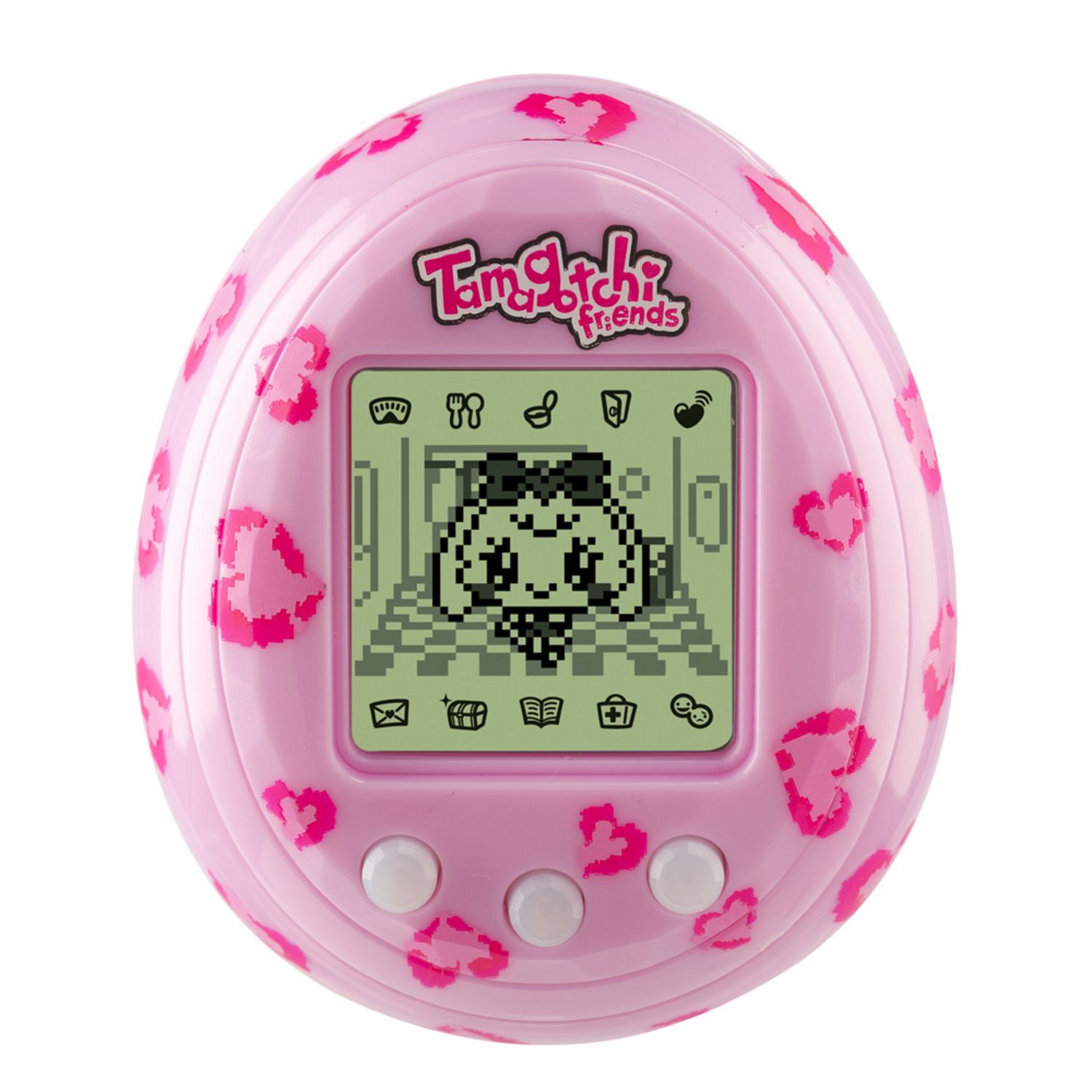 Tamagotchi Pix Animal virtuel et appareil photo rose Bandai