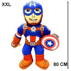 Avengers XL Grande Peluche Captain America 80 cm Sonore Avengers Avec Son