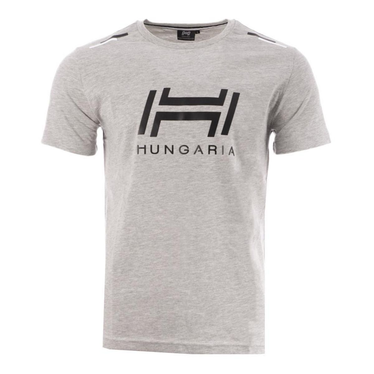 HUNGARIA T-shirt Gris Homme Hungaria Brooks