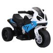 bmw moto electrique bmw s1000 25w pour enfant, 3 roues, système audio et phares fonctionnels