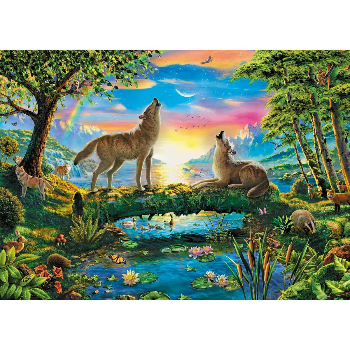 Trefl Puzzle 500 pièces : Lupin nature