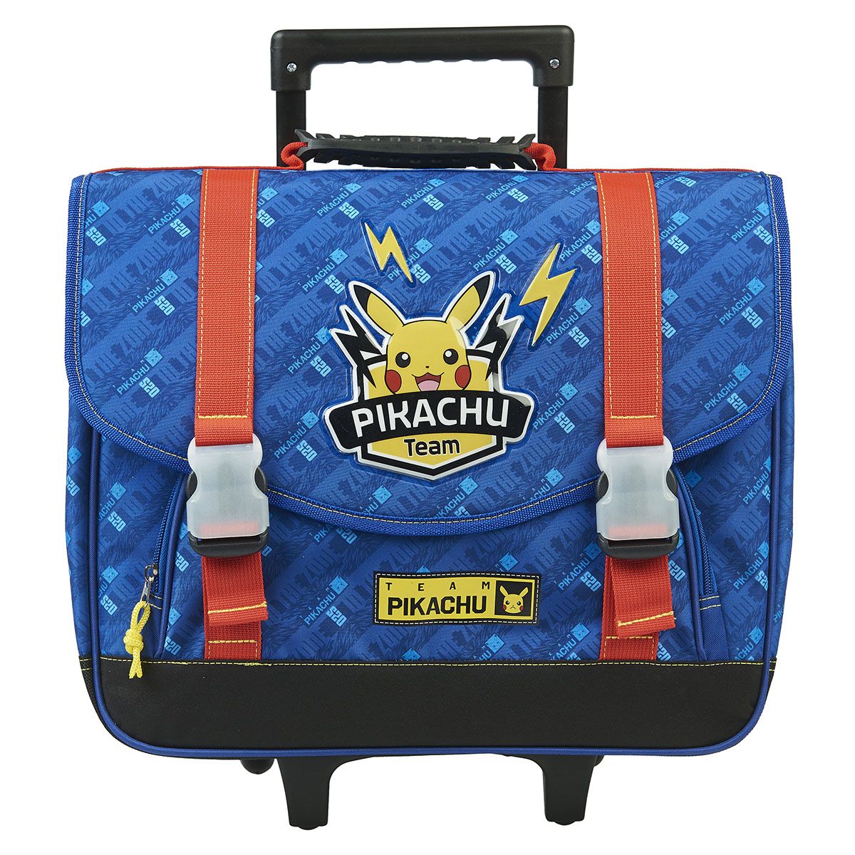 POKEMON Cartable roulettes bleu POKEMON pas cher Auchan