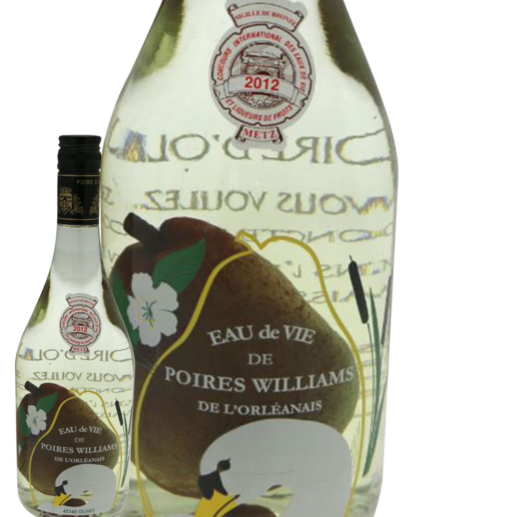 Eau de Vie Poire William's Fruit Prisonnier 50% 60cl pas cher