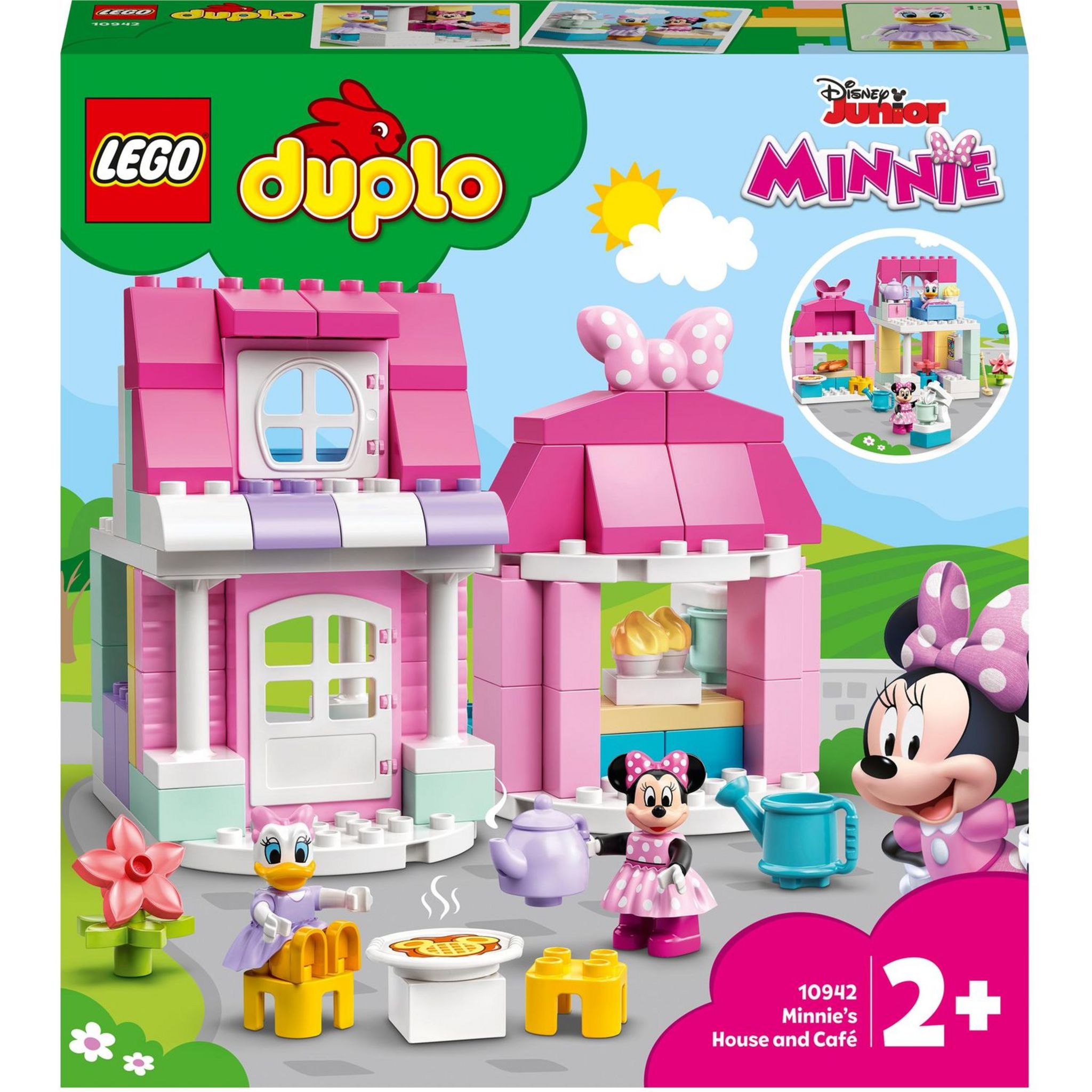 LEGO DUPLO Disney 10942 - La maison et le café de Minnie dès 2 ans pas cher  