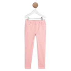 IN EXTENSO Jegging twill fille (Rose clair )