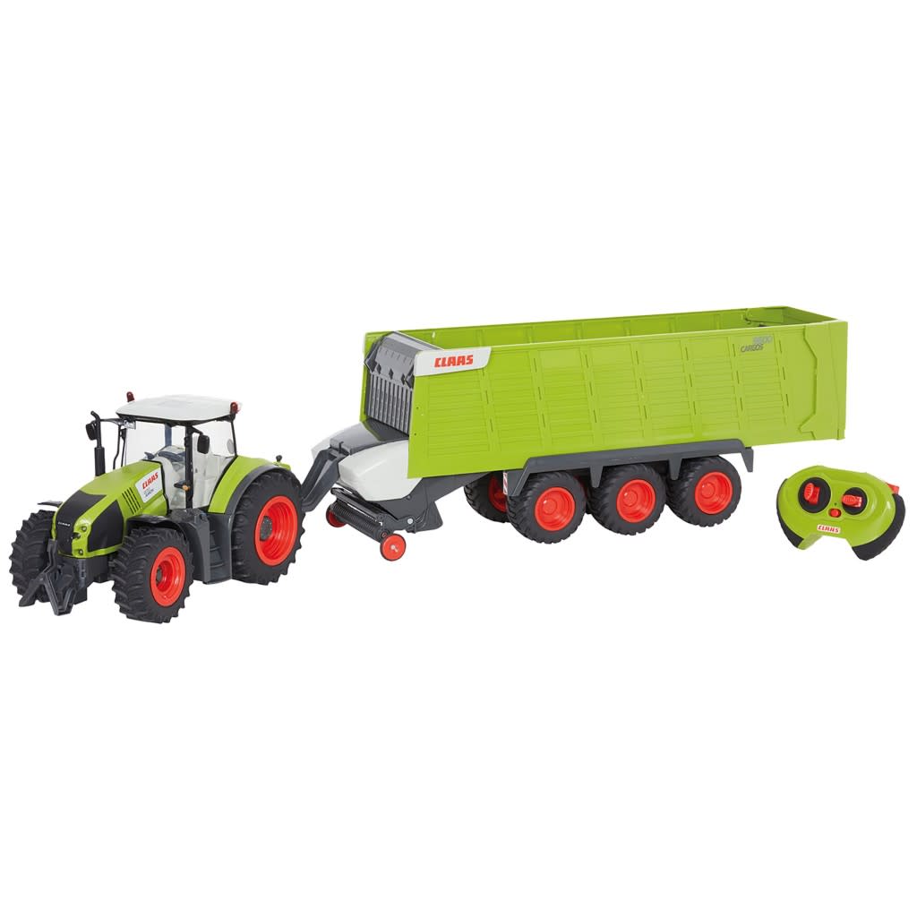 Tracteur Jouet Avec Remorque Axion 870+ Cargos 9500 35 Cm Claas à Prix  Carrefour