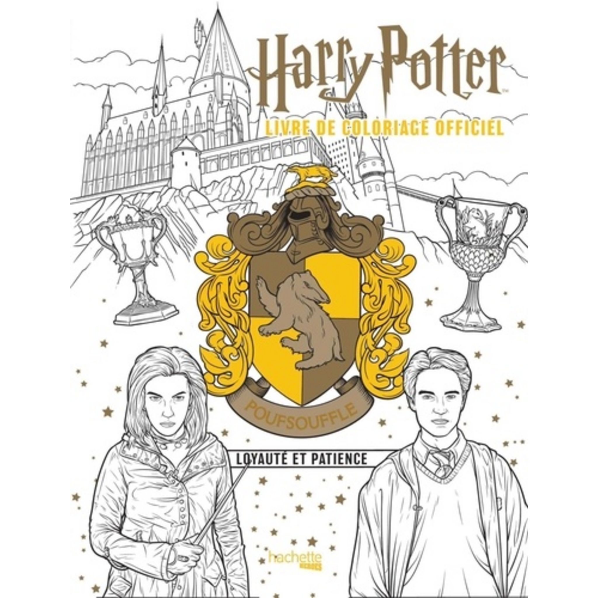 Coloriage Harry Potter Gryffondor HARRY POTTER POUFSOUFFLE, Wizarding World pas cher - Auchan.fr