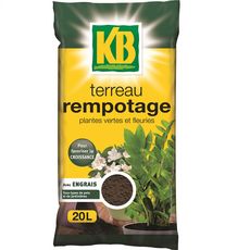 KB TERREAU REMPOTAGE 20 L