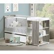 BABY PRICE Lit bébé combiné 60 x120 cm évolutif en 90 x190 cm SLEEPY/FLO