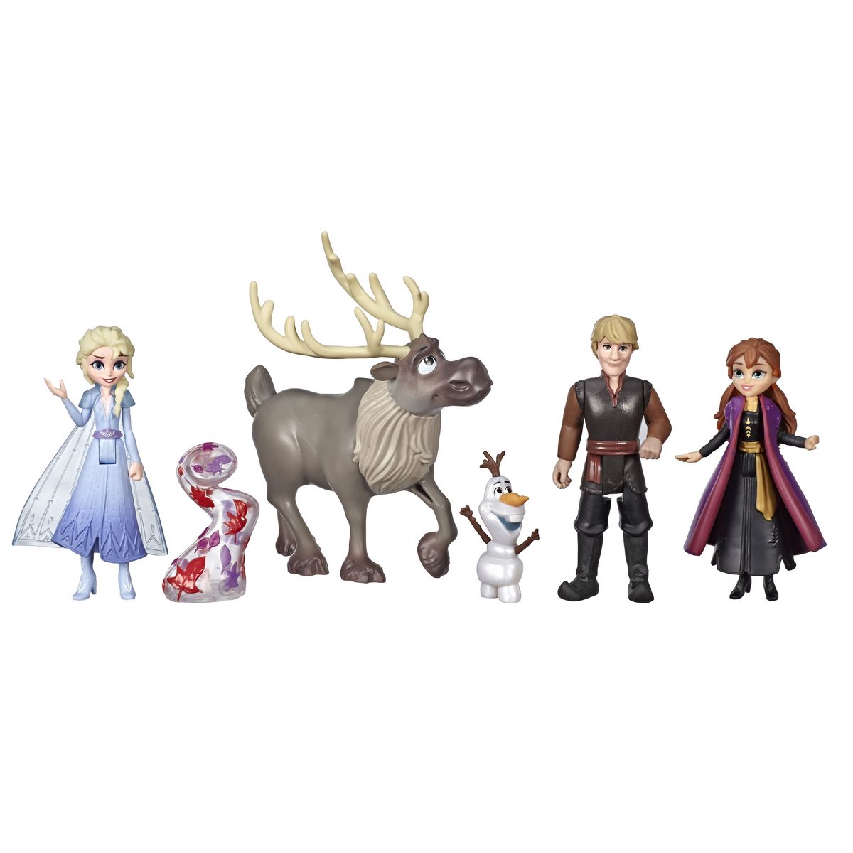 HASBRO Collection Aventure Givrée - Mini coffret figurines Anna, Elsa,  Kristoff, Sven et Olaf + accessoires - La reine des neiges 2 pas cher 