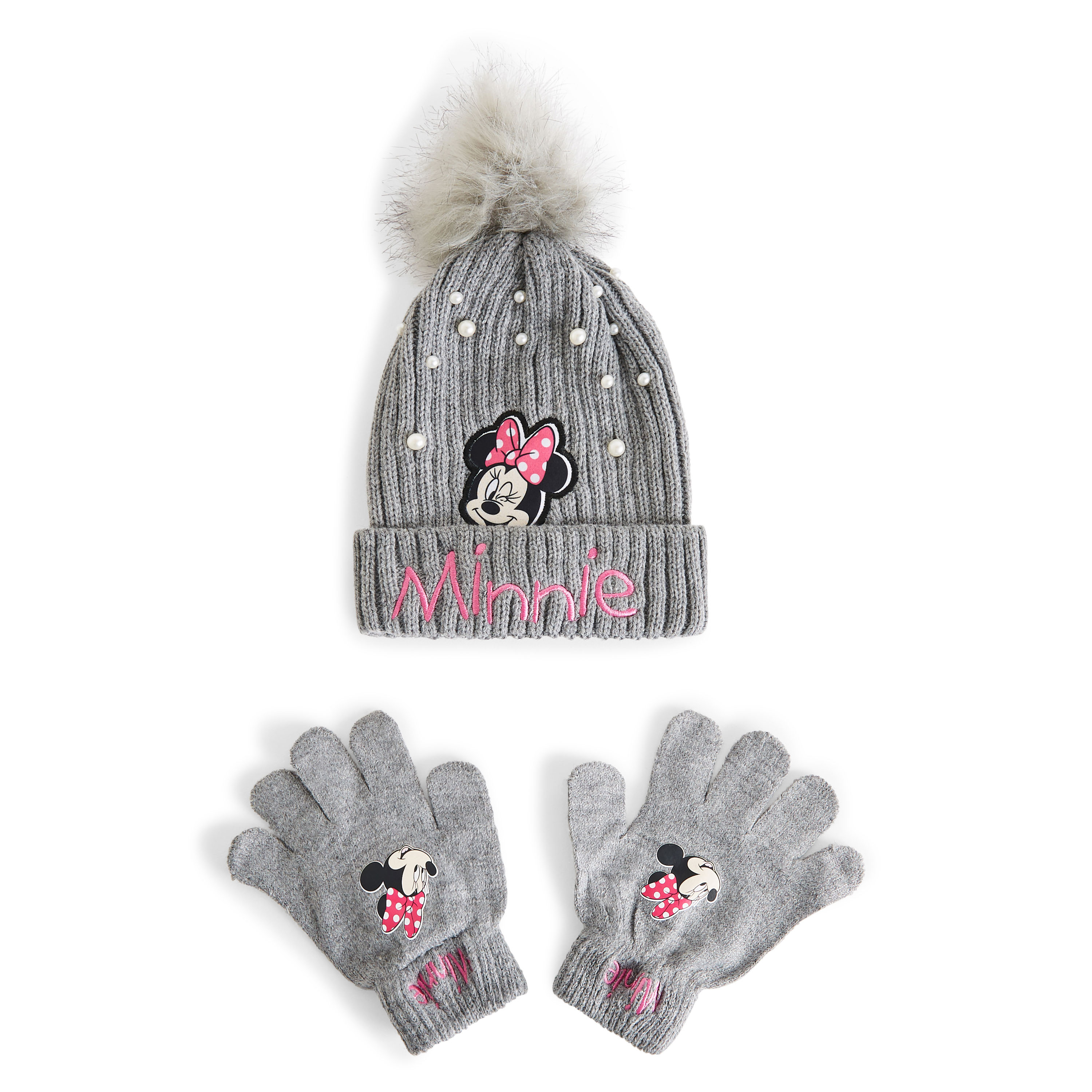 Bonnet fille minnie taille 6-8 ans