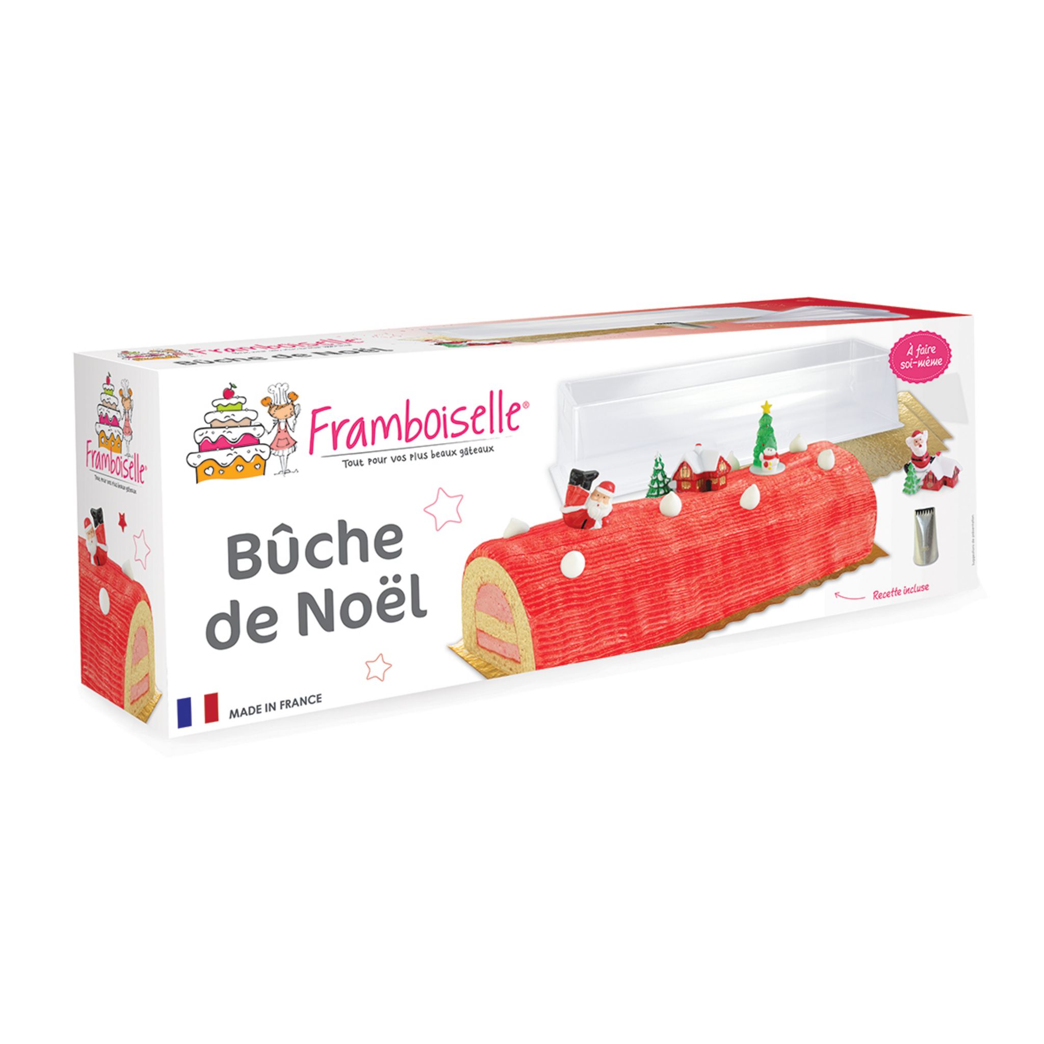 Kit Bûche de Noël - 36 cm