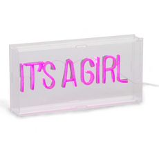 CHILDHOME Lampe d'ambiance au neon It's A Girl Rose