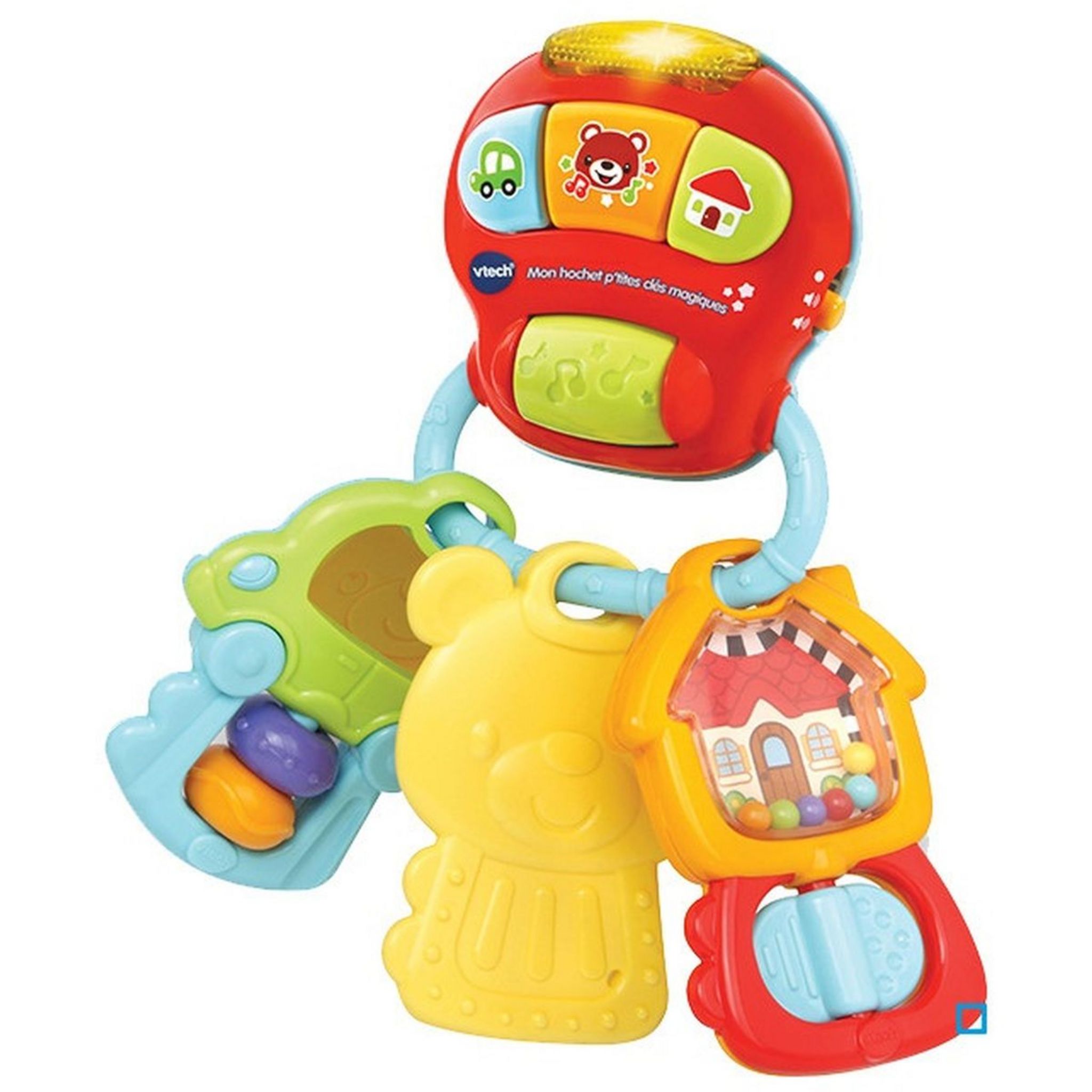 VTECH BABY Mon hochet sensoriel clés magiques (plastique à base de