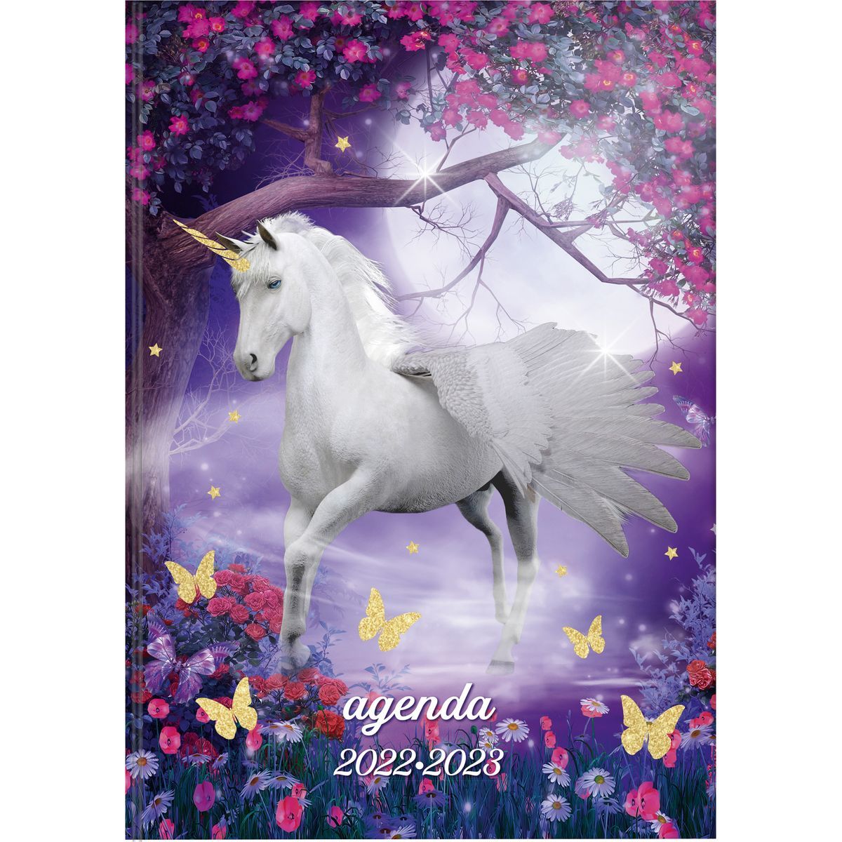 agenda licorne 2023 2024 cp: agenda scolaire journalier un jour