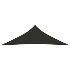 VIDAXL Voile de parasol Tissu Oxford triangulaire 3x3x4,24m Anthracite