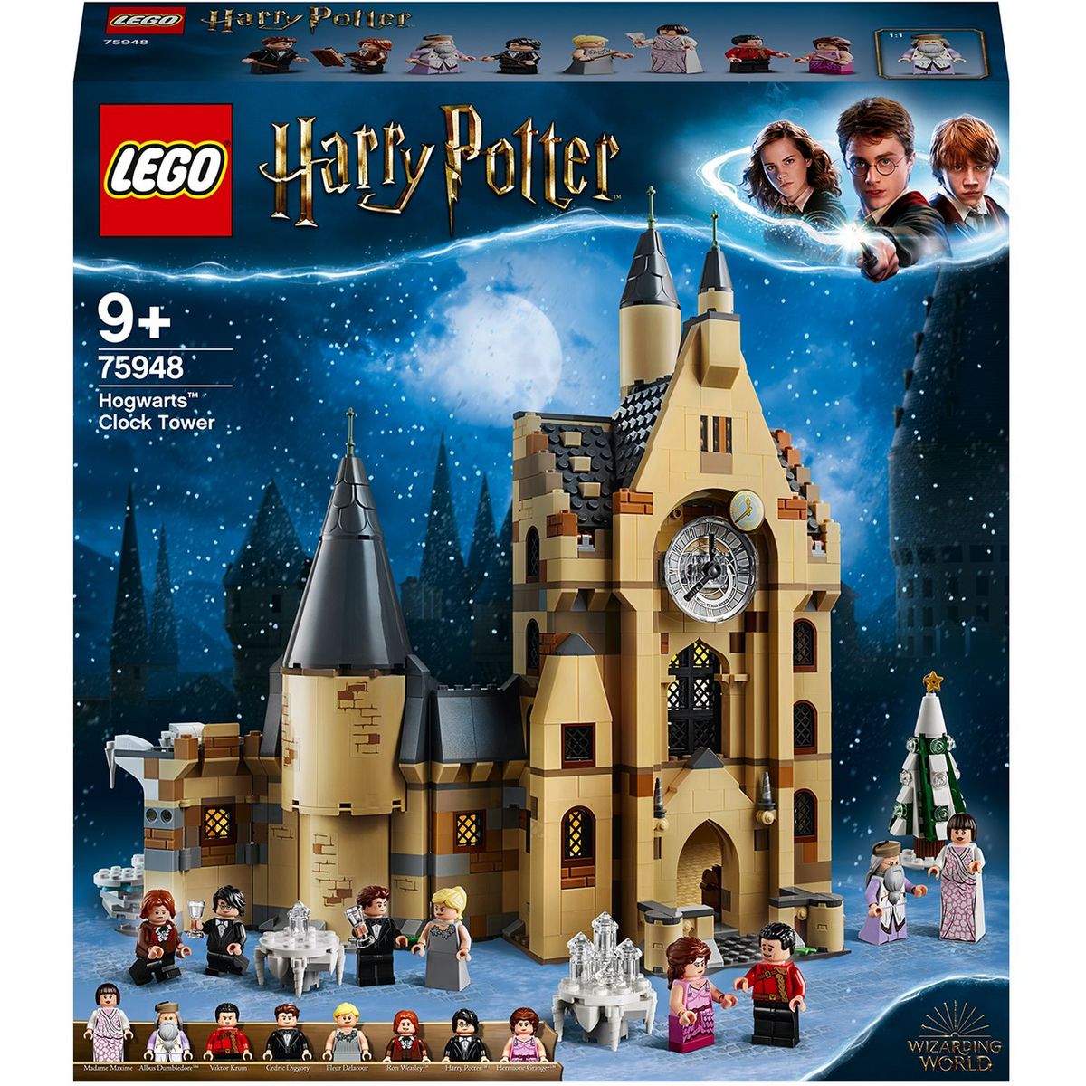LEGO LEGO Harry Potter 75948 La Tour de l'Horloge de Poudlard, Jouet de Château Fort, Figurines