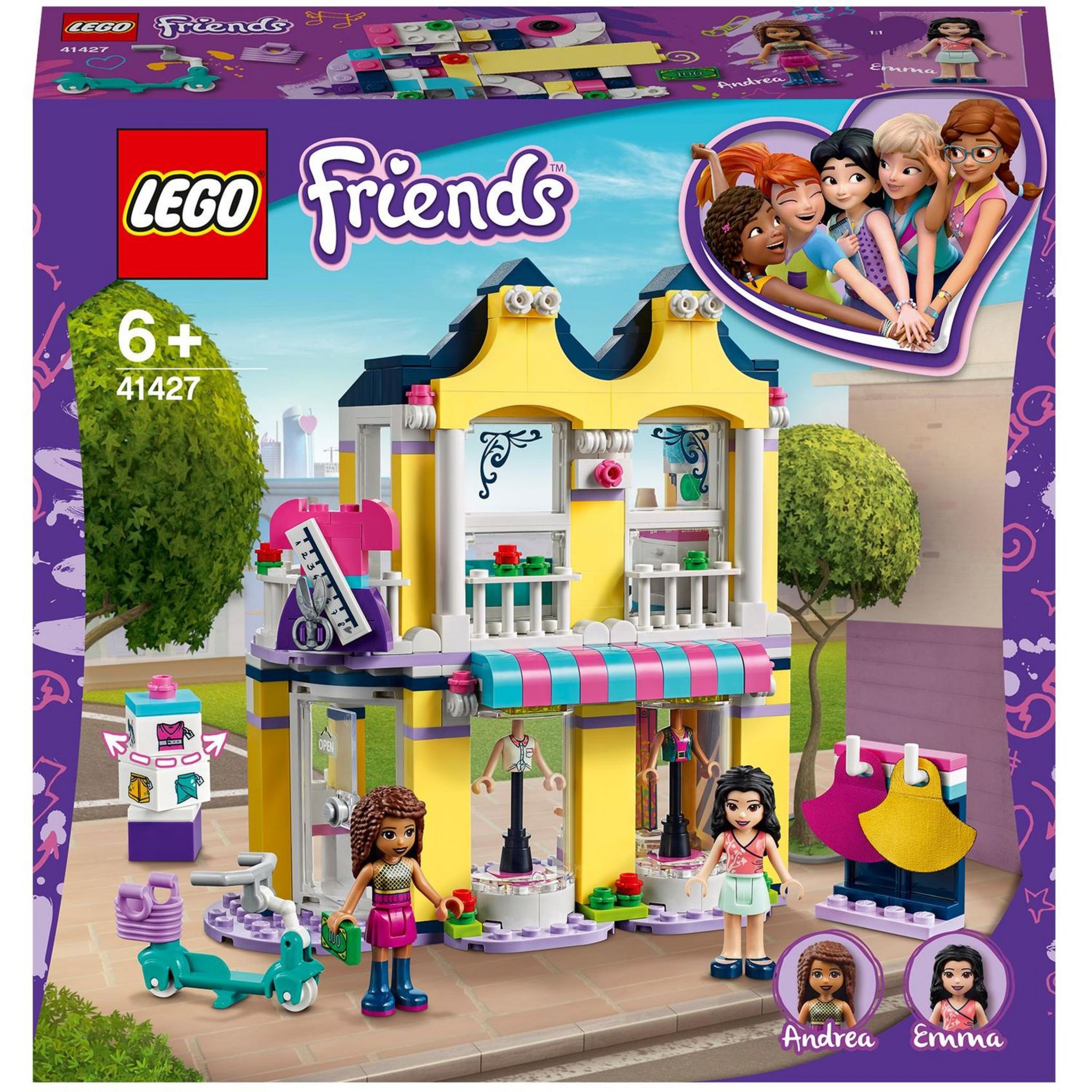 LEGO LEGO Friends 41758 Le Calendrier de l'Avent 2023, avec 24 Cadeaux dont  8 Figurines d'Animaux, 2 Mini-Poupées, Cadeau Noël pas cher 