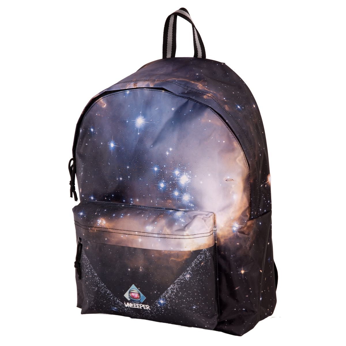 Sac dos 1 compartiment poche avant Unkeeper noir d cor galaxy