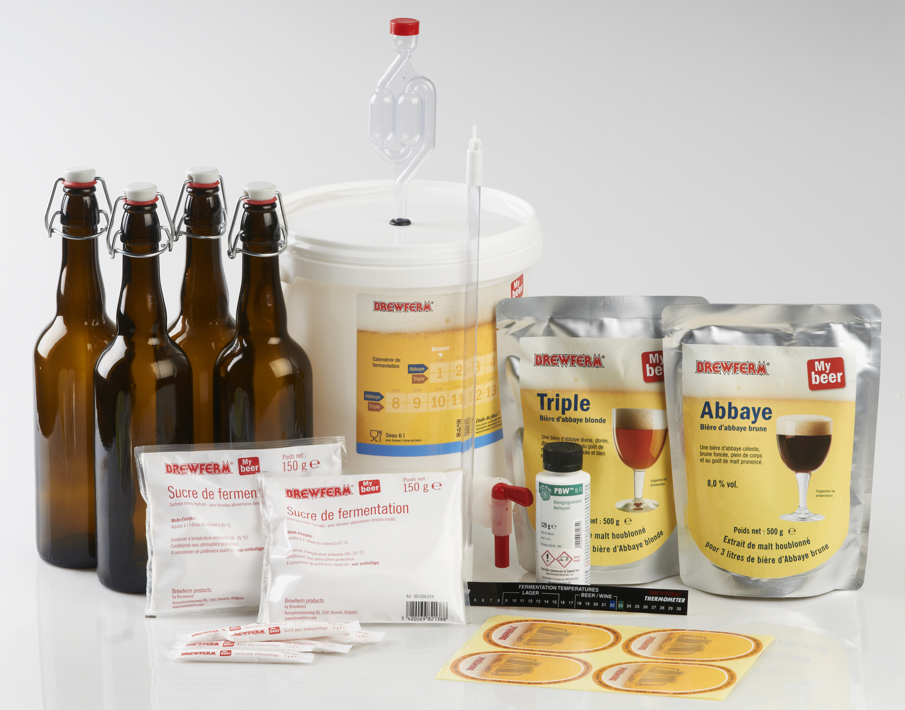 Kit de fabrication pour bière fermentée artisanale pas Cher - PRÊT