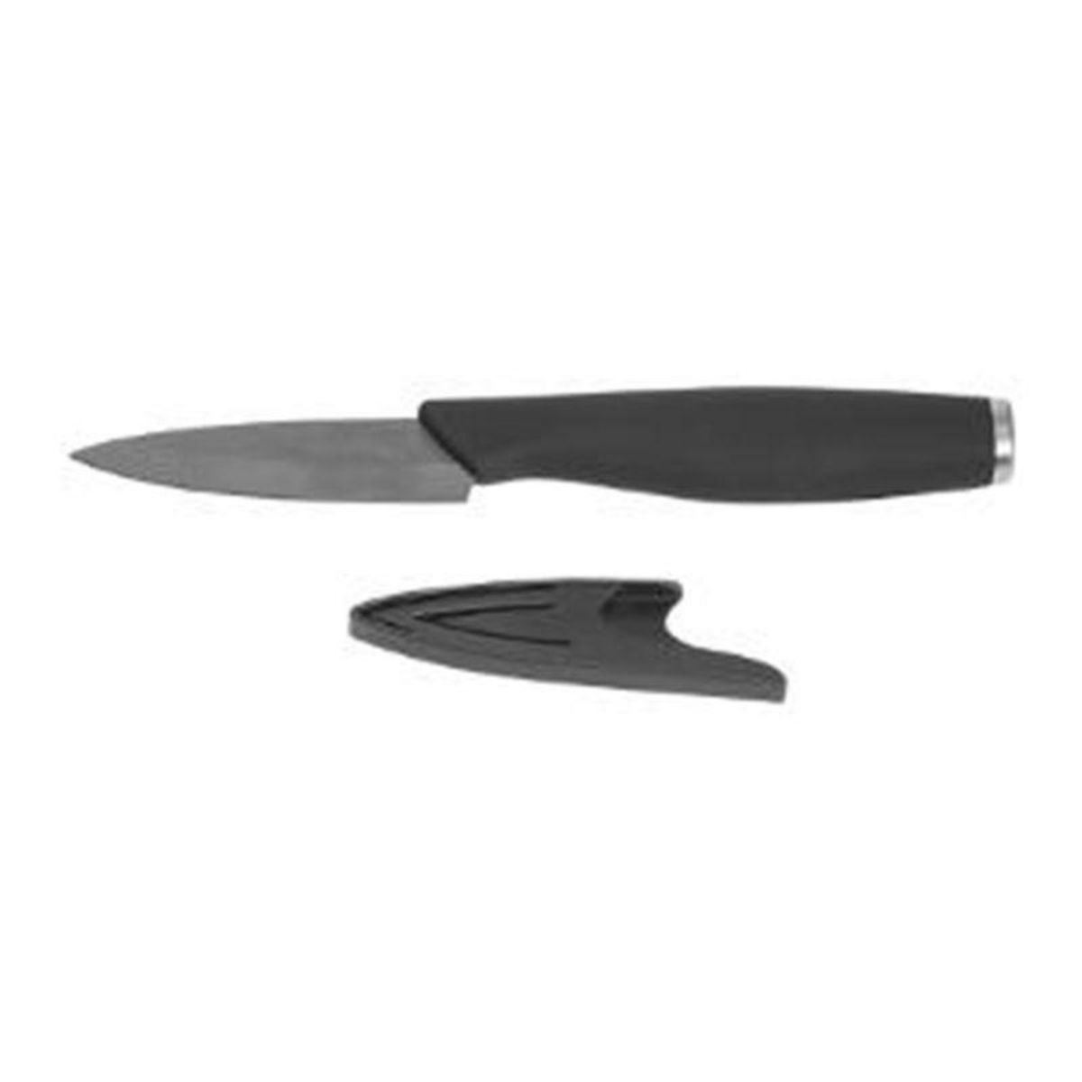  Couteau d'Office & Cache Lame  Cera  17cm Noir