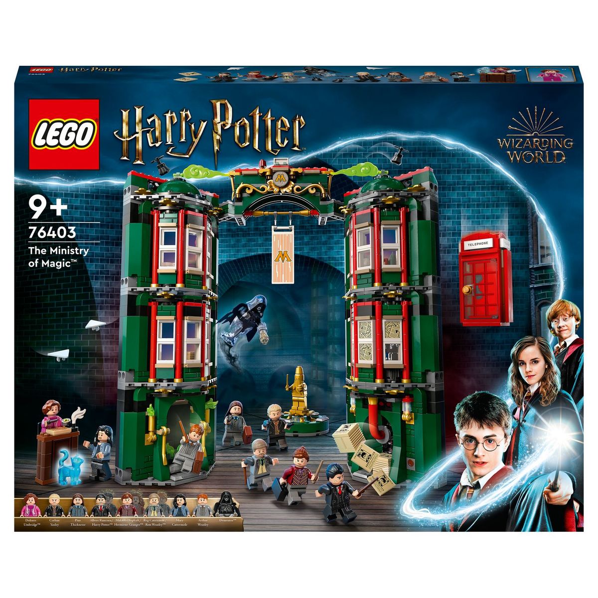 LEGO Harry Potter 76403 Le ministère de la Magie, Jouet avec 12 Minifigurines  